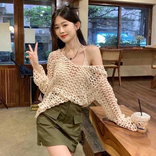 Áo lưới đan đi biển siêu hot
