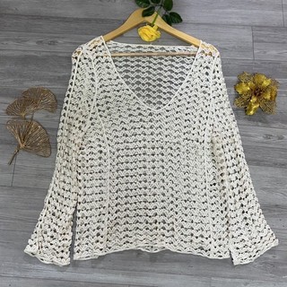 Áo lưới đan đi biển siêu hot