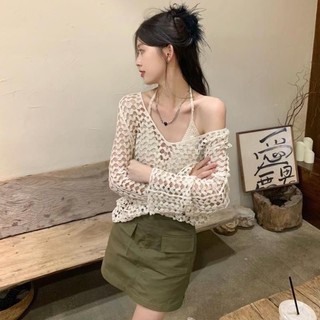 Áo lưới đan đi biển siêu hot