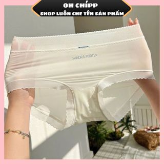Set 10 quần lót lụa băng kiểu dáng hiện đại mềm mại thoáng mát Q244
