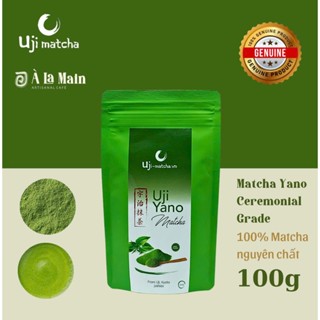 Bột Matcha UJI YANO CEREMONIAL GRADE Nguyên Chất 100G | NHẬT BẢN Bột trà xanh – Không đường, sữa.