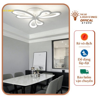 Đèn Led Ốp Trần Phòng Khách Phong Cách Hiện Đại Hồ Điệp 2035-3 Chế Độ Sáng Bảo Hành 1 Năm