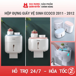 HỘP ĐỰNG GIẤY VỆ SINH THÔNG MINH ECOCO CAO CẤP MẪU MỚI 2021