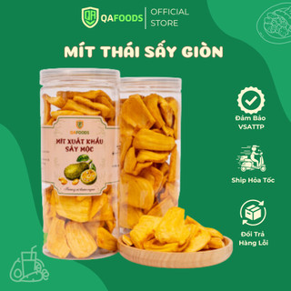 Mít Thái Xuất Khẩu Sấy Mộc Đặc Sản Đà Lạt _ Lon Pet 230gr_ Ăn là mê ngay - VỆ SINH ATTP