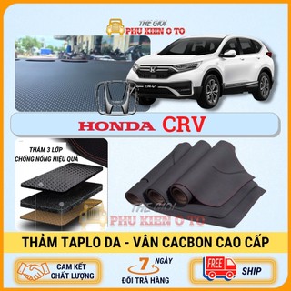 Thảm taplo Honda CRV 2013 - 2022 da Cacbon cao cấp, chống nóng ô tô hiệu quả