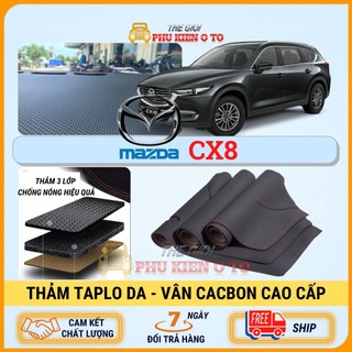 Thảm taplo Mazda CX8 2020 - 2022 da Cacbon cao cấp, chống nóng ô tô hiệu quả