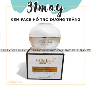 Kem face dưỡng trắng da balla luta chính hãng màu trắng 30g