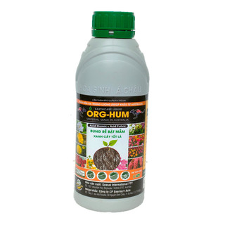 Phân bón ORG-HUM bổ sung Humic Acid và Fulvic Acid chai 1 lít