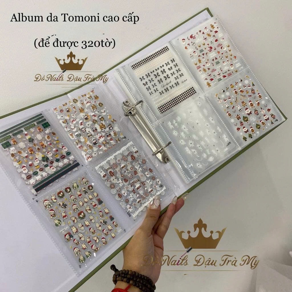 Phụ kiện nail - Sổ sticker Tomoni