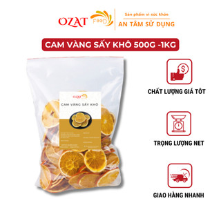 [BÁN SỈ] Cam vàng khô lát nguyên không bể pha trà decor trang trí 500G - 1KG | OZAT FOOD