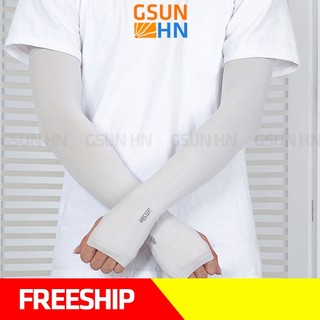 GĂNG TAY CHỐNG NẮNG XỎ NGÓN NAM LET'S SLIM XÁM GHI, CHỐNG TIA UV 95%, VẢI DÀY DẶN, CO DÃN 4 CHIỀU