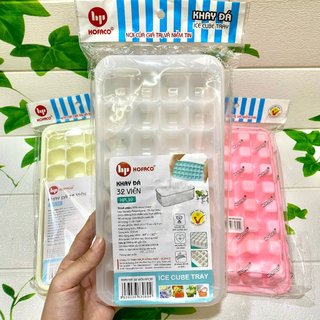 Khuôn làm đá HOFACO 32 viên HPL39  – Khay làm đá viên bằng nhựa dẻo siêu tiện lợi Hồng Phát