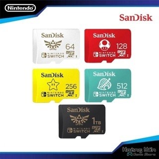 Thẻ Nhớ Sandisk cho Máy Switch 128GB/ 256GB/ 400GB - Bảo Hành 5 Năm Chính Hãng