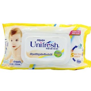 COMBO KHĂN ƯỚT UNIFRESH (80T) 6 GÓI