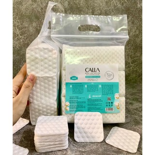 Bông tẩy trang calla túi 250gr chính hãng bông bạch tuyết giúp chăm sóc làm sạch da hiệu quả