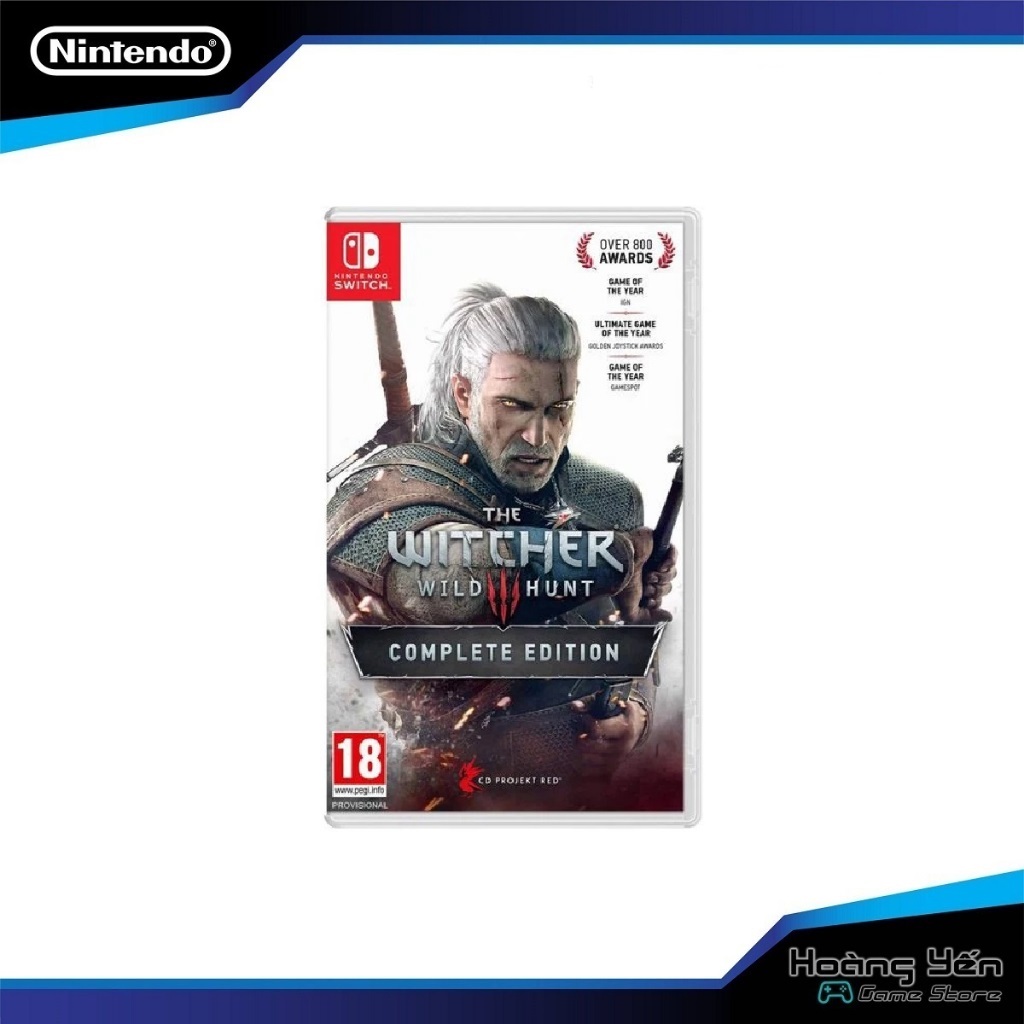 Băng game nintendo switch The witcher 3 wild hunt complete edition