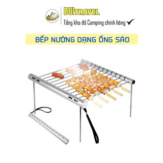 Bếp nướng BBQ- Bếp ống inox xếp gọn BB2413