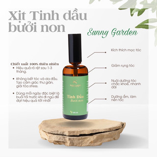 Tinh dầu bưởi non sunny garden kích mọc tóc giảm rụng