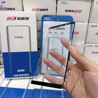 Kính ép Samsung Note 8 liền keo Oca zin (Cong)