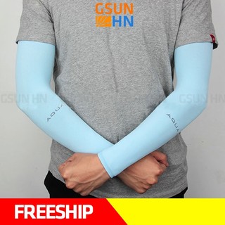 GĂNG TAY CHỐNG NẮNG AQUA X XANH DA TRỜI / CHỐNG TIA UV 95%, CO DÃN THOÁNG MÁT