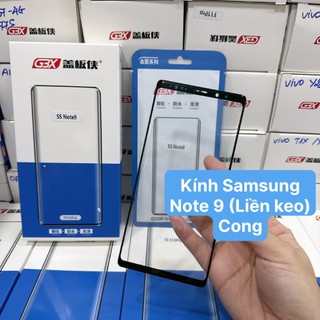 Kính ép Samsung Note 9 liền keo Oca zin