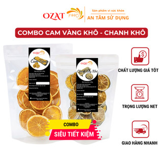 Combo cam chanh sấy khô loại 1 trang trí decor pha trà giúp tăng cường đề kháng | OZAT FOOD