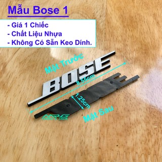 Tem Loa Bose nhôm, Giá 1 chiếc.