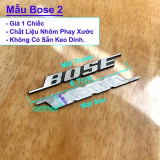 Tem Loa Bose nhôm, Giá 1 chiếc.