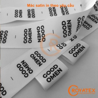 Combo 3000c Nhãn mác quần áo + 1000 tag giấy, in theo yêu cầu riêng