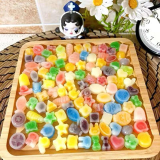 Kẹo sáp ong nhân trái cây rừng, kẹo sáp hương vị hoa quả