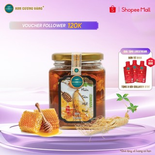 Mật ong nhân sâm giảm cân bổ não kim cương vàng 280ml