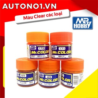 Sơn mô hình mr.hobby màu clear các loại