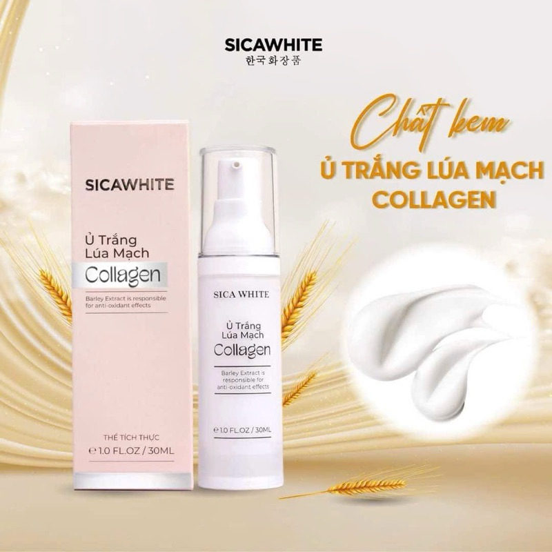 Ủ TRẮNG LÚA MẠCH COLLAGEN SICAWHITE