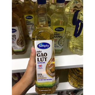 Dầu simply gạo lứt 1l