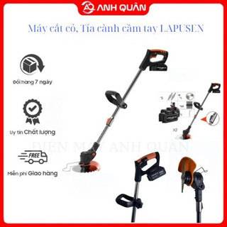 Máy cắt cỏ, tỉa cành cầm tay LAPUSEN pin khủng 15000mah, động cơ mạnh 1800w bảo hành 24 tháng