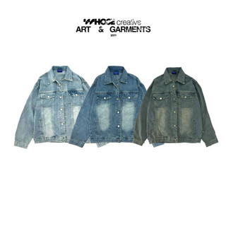 DENIM JACKET SMOKE GREY - Áo khoác jeans