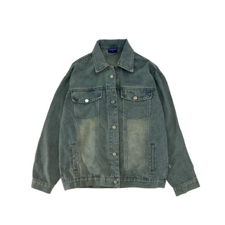 DENIM JACKET SMOKE GREY - Áo khoác jeans