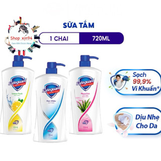  Sữa Tắm SAFEGUARD Sạch 99,9% Vi Khuẩn & Dịu Nhẹ Cho Da Chai 720ml 