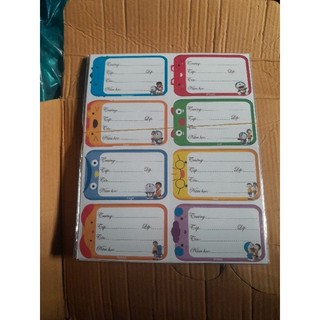 Set 32 cái nhãn vở có keo dán sẵn