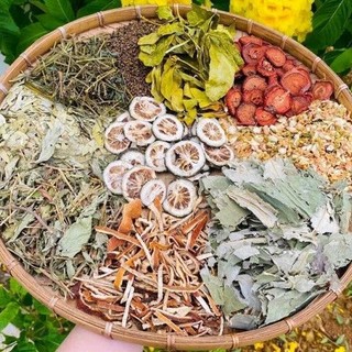 Trà lá nam 10 vị  giảm cân, giảm mỡ - 1 liệu trình 15goi