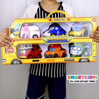 [Hàng Loại 1] - Ảnh thật Bộ xe Biệt đội Poli Robocar biến hình (2 loại tha hồ chọn)9