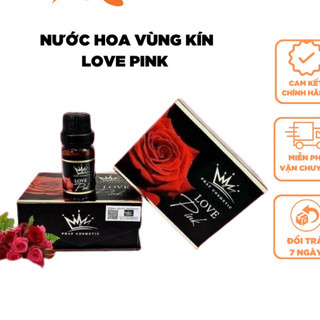 Tinh Dầu Nước Hoa Vùng Kín Love Pink Pháp Cosmetic 10ml