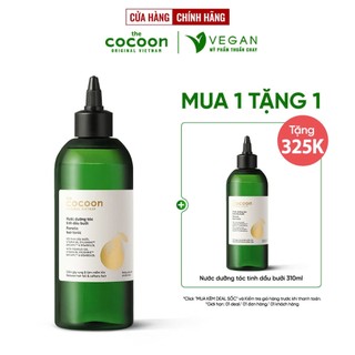 Nước dưỡng tóc tinh dầu bưởi pomelo cocoon Bigsize 310ml bản nâng cấp