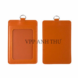 COMBO 2 THẺ ĐEO BẢNG TÊN DA 2 NGĂN CAO CẤP
