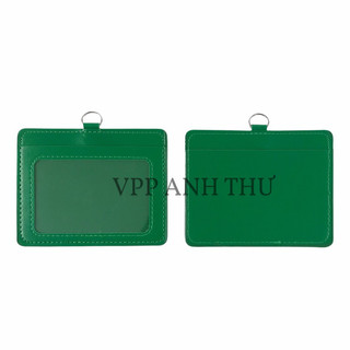 COMBO 2 THẺ ĐEO BẢNG TÊN DA 2 NGĂN CAO CẤP