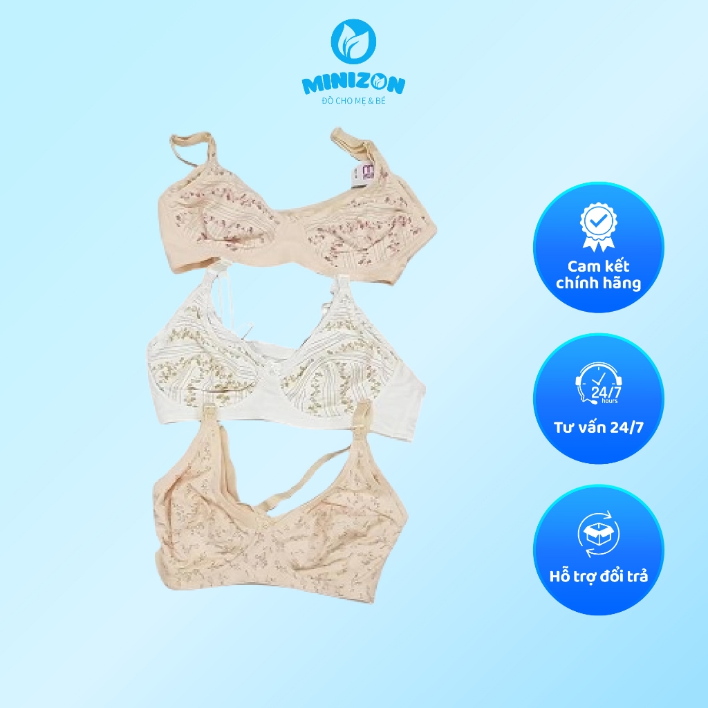 Áo Lót Cho Con Bú Không Mút Anny Thái Lan Hàng Cao Cấp | Minizon Kids