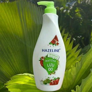  Sữa dưỡng thể hazeline matcha lựu đỏ 370ml dưỡng da sáng mịn rạng ngời 