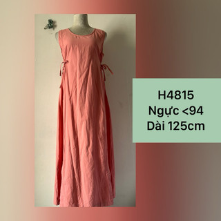 H4815 Đầm dáng dài cotton 2hand