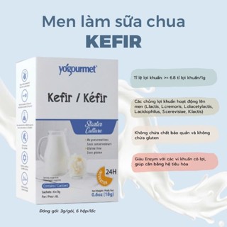 [Mẫu mới] Men làm sữa chua Kefir 1 hộp 6 gói