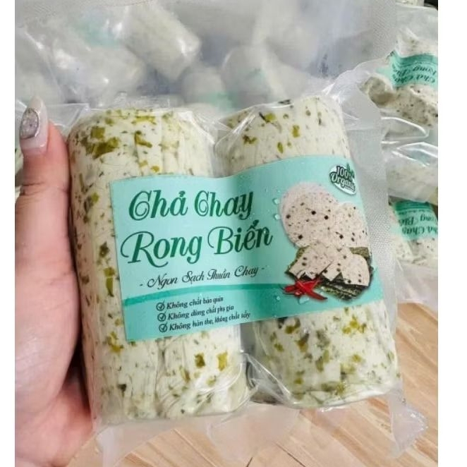 gói 500gr Chả Lụa Rong Biển Chay(Hỏa Tốc TP HCM)